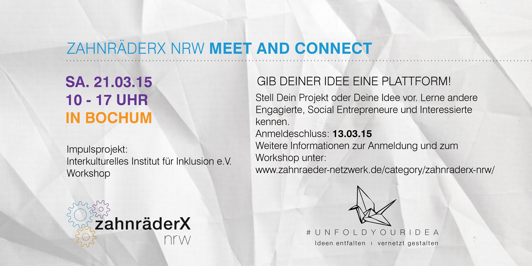 Flyer ZRx NRW Meet&Connect